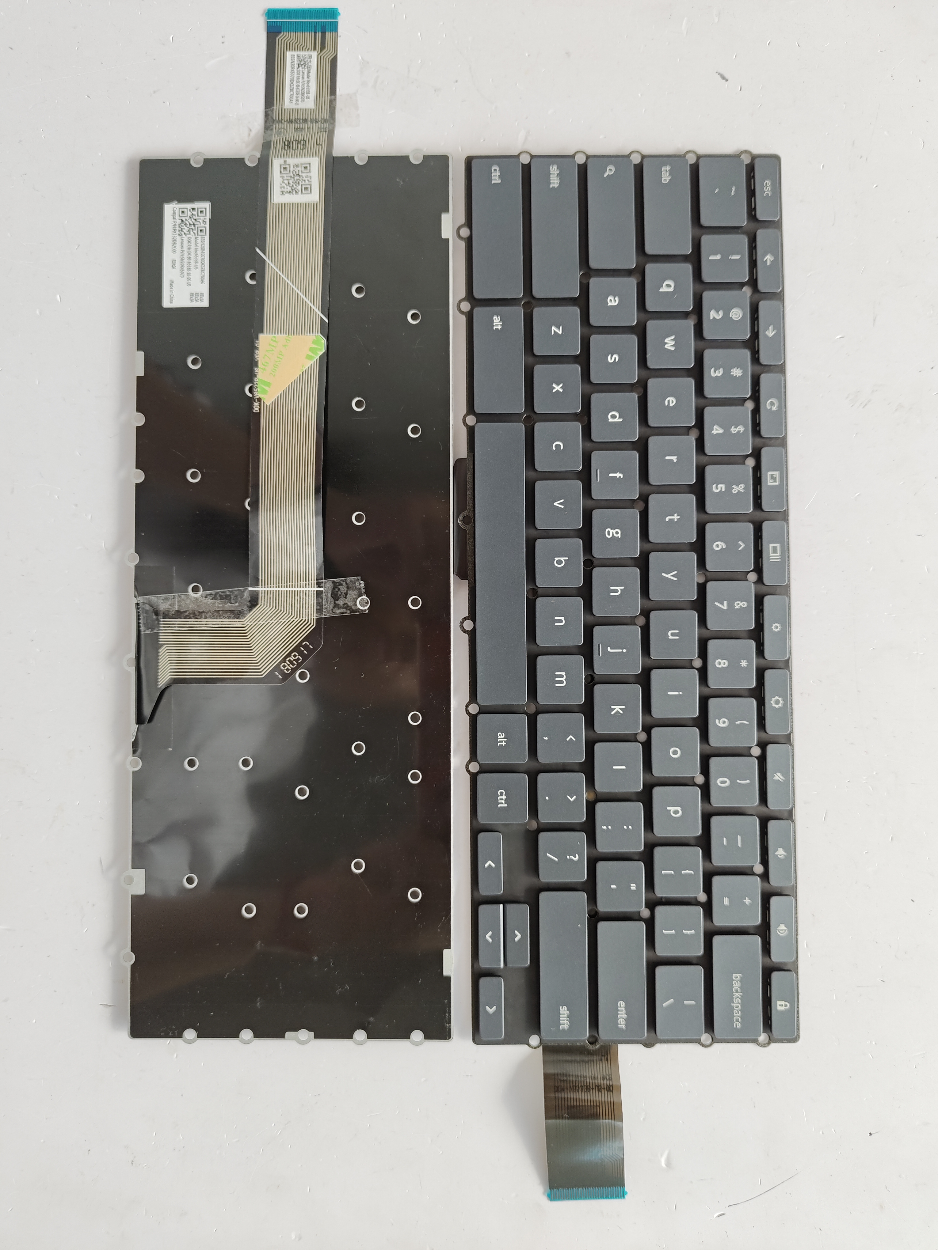 Picture of New Replacement Laptop Keyboard For LENOVO YOGA C630 Google version with lock/YOGA CHROMEBOOK C630 Grey US Layout